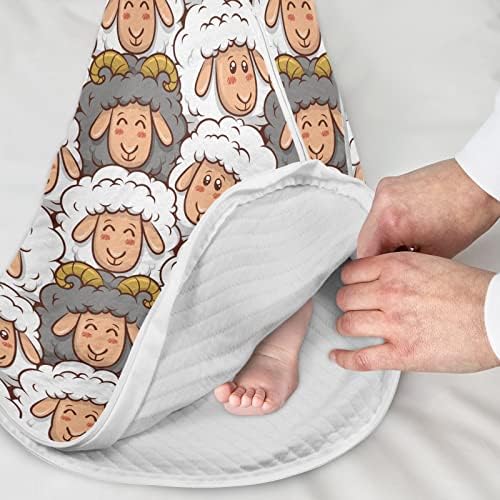 Vvfelixl Sack Sack para bebês recém -nascidos - Cobertão de ovelha fofo Baby vestível - Saco de dormir de transição para bebês -
