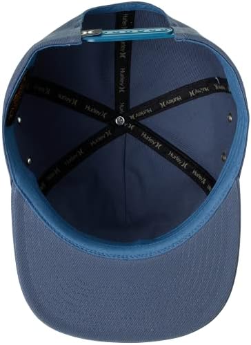 Capace de beisebol masculino Hurley - Belmont Cotton Brim Brim Snap -Back -Back Baseball Hat