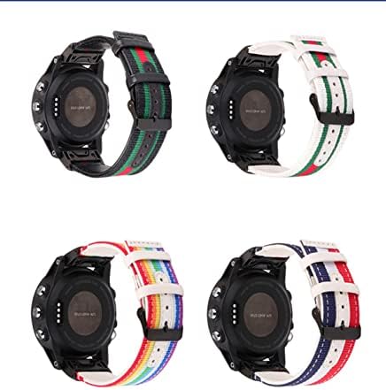 Daikmz liberação rápida nylon welhide watchbands para Garmin Fenix ​​7x 7 6 6x Pro GPS 5 5x 3HR Descendente mk1 mk2