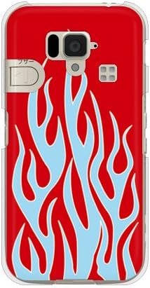 Segundo padrão de incêndio de pele vermelho x saxofone azul / Para smartphone simples 204SH / Softbank SSH204-PCCL-2010-Y172