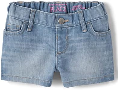 The Children's Place Baby Girls 'e Criandler Jean Shortie Shorts