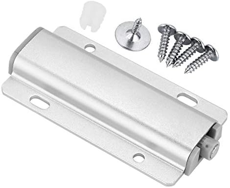Trava da porta do armário Push para abrir a trava ABS + alumínio da liga de liga de alumínio trava da porta da porta do armário para