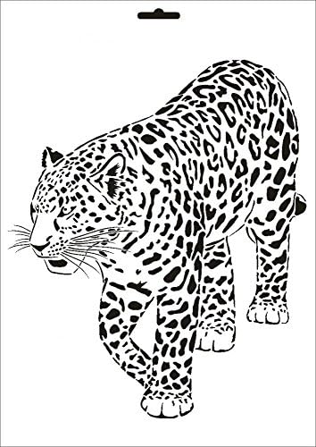 UMR-Design W-003 Leopard Textil- / WallSTECK Tamanho A4