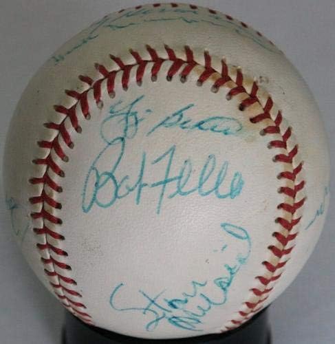 Assinado Hank Greenberg Hof Baseball JSA Berra Feller Irvin Kiner Herman - Bolalls autografados