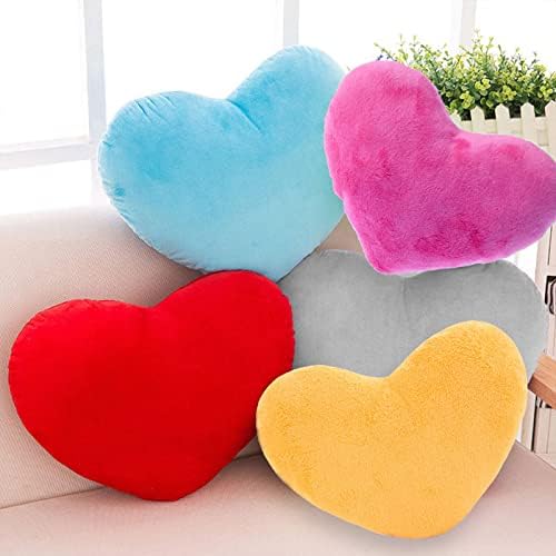 Rihud Plexh Red Heart Pillow fofo Coração em forma de coração Cojines decorativos arremesso de travesseiro cheio de coração cheio