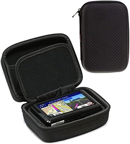 Navitech Black Hard GPS Carting Case Compatível com Garmin Nuvi 2599lmt-d Sat Sat Nav 5
