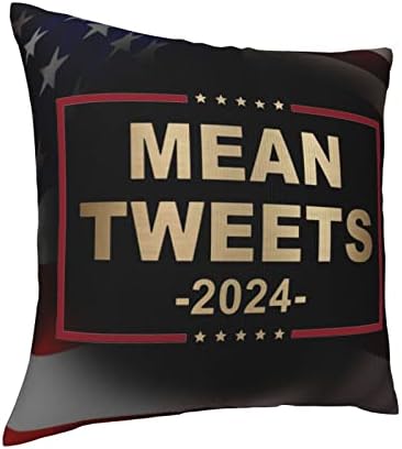 Tweets médios 2024 Soft confortável confortável travesseiro de luto de dupla face com forte praticidade em casa 18 x 18 em