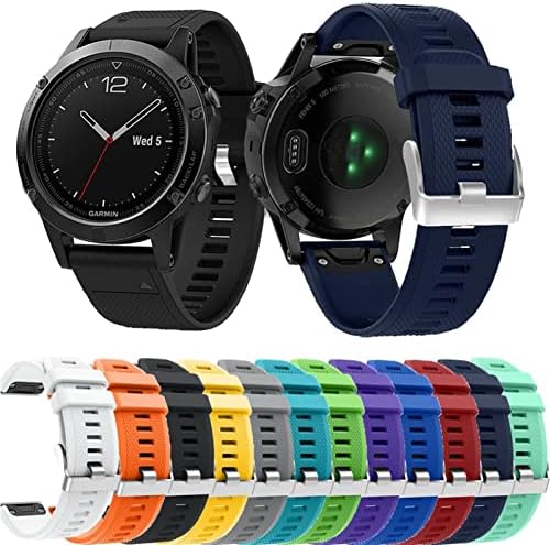 WTUKMO Sport Silicone Watch Band Wrist Screp para Garmin Fenix ​​6x 6 6s Pro 5x 5 5s mais 3 3HR 20 22 26mm EasyFit Raple Relan