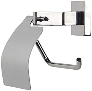Porta do rolo do banheiro Cofan | Modelo de Marvao | Feito de aço inoxidável 304 brilho | Mede 22 x 10 x 6 cm