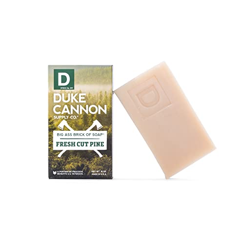 Duke Cannon Supply Co. - Great American Frontier Men's Big Brick de sabão, barra de sabão de pinheiro de pinheiro fresco com aromas