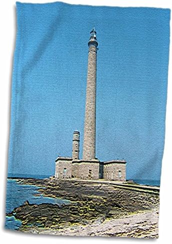 Lighthouse 3drose Gatteville em Cotentin, França - Texturizado - Toalhas