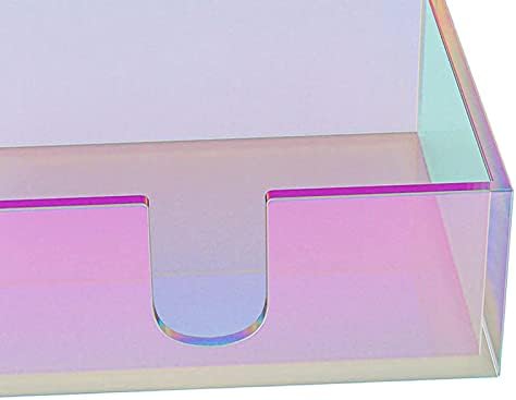 Caso elegante de guardanapo de papel de papel iridescente
