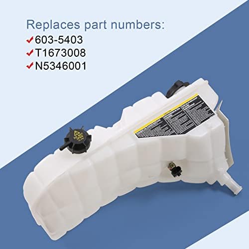 Tanque de garrafa de reservatório de transbordamento de refrigerante 603-5403 Substituição do reservatório de líquido de arrefecimento