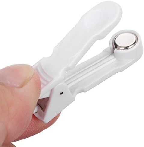 Fio de eletrodo de 10pcs de 2,0 mm com clipe de clipe de orelha Meridian Instrumento de tratamento Digital TENS Massager
