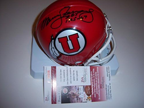 Manny Fernandez Utah Utes, Miami Dolphins JSA/CoA Mini capacete assinado - Mini capacetes autografados da faculdade