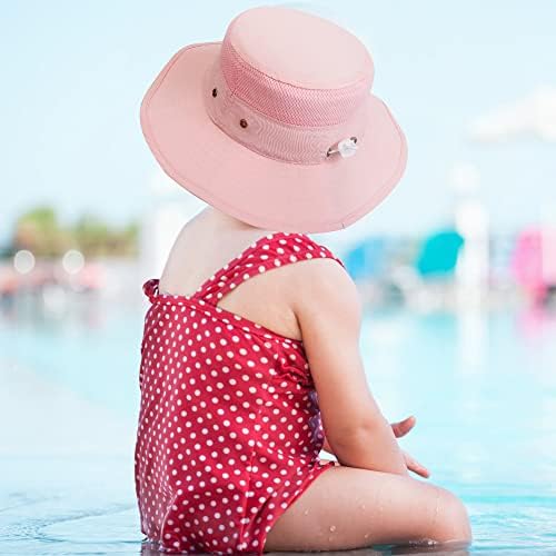 Baby Sun Hat UPF 50+ Crianças de praia Chapéus solares Ajuste Kids Summer Summer Hat Hat para meninos meninas