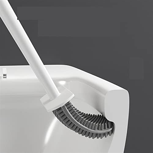 Escovas de vaso sanitário knfut e suportes ， escova de silicone de silicone doméstica vazamento de escova de vaso sanitário