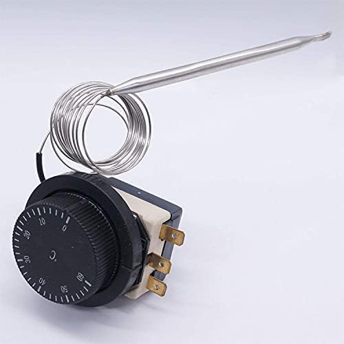 Zlast 1nc 1No 250V/380V 16A 0-60 ℃ Interruptor de controle de temperatura Termostato Capilar Termostato Controlador de comutação