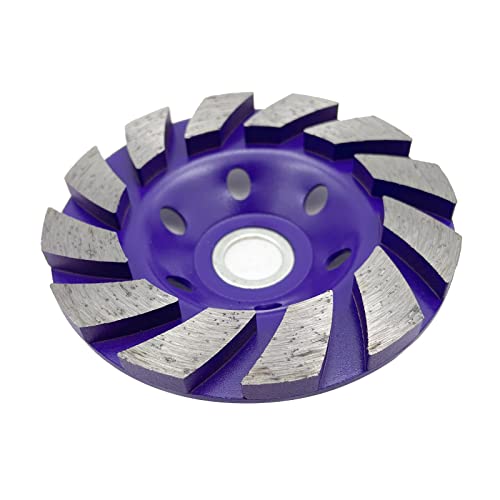 Roda de moagem de concreto de roda de copo de diamante ISMOSM de 4 polegadas com 12 segmentos de roda abrasiva para moedor de ângulo,