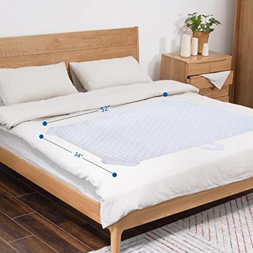 ECONAZOLE INCONTINENÇÃO Posicionamento Posques da cama, almofada de protetor de colchão lavável com 6 alças, cunhas à prova