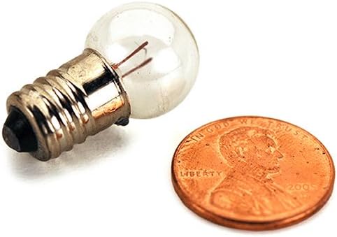 Mini Lightbulb E10-1.5V -3V 0.3a - pacote de 10 - para projetos de feira de ciências