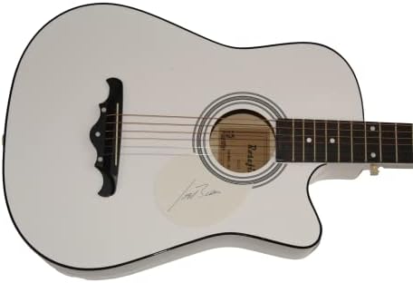 Presidente Joe Biden assinou o Autograph Tamar Tamanho Acústico Guitarra com James Spence Autenticação JSA CoA