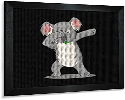 Engraçado Koala Dance Kits Diamond Kits Ficture Frame 5D DIY Drill Full Drill Rhinestone Arts Decoração de parede para