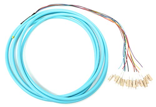 Ultra Spec Spec Cables 12 Strand OM3 50/125 Pigtail de fibra LC-UPC LC-UPC, 1 metro