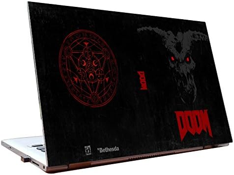 Pele de laptop Tamatina 17,5 polegadas - Doom - Logotipo - Skin para jogos - Qualidade HD