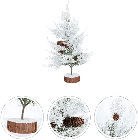 Valiclud mini árvores de natal árvores artificiais pinheiros de neve de natal decoração de decoração de festa