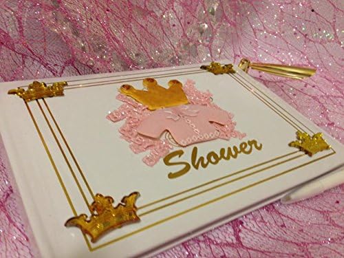Princess Pink Baby Shower Guest Book