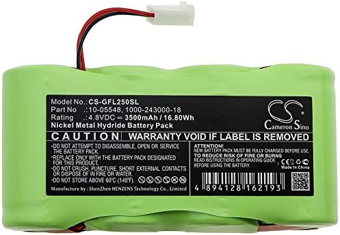 Cameron Sino Nova Bateria de Substituição Fit para Fennel Geo-Fennel FL 250 VA-N, LX250, Metland FL250VA, RotationLaser