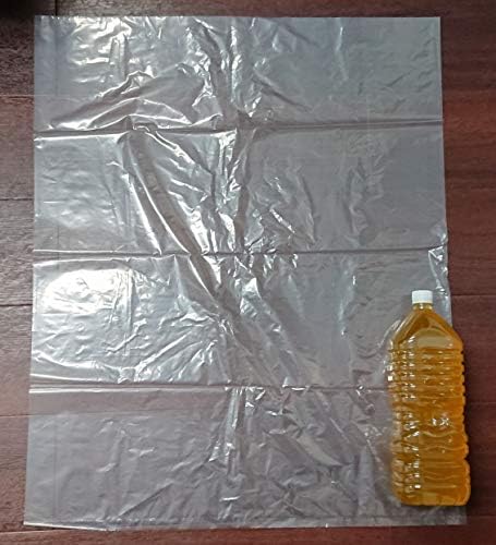 Nihon Giken Industries TN-20 Sacos de lixo, transparentes, 15,7 gal, 25,6 x 31,5 polegadas, espessura: 0,01 polegadas, fáceis de