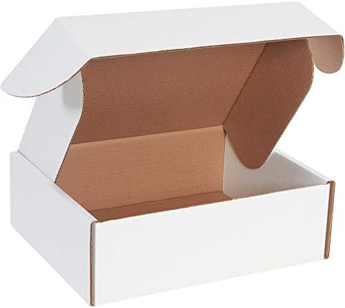 Caixas de remessa da caixa USA Pequenas 12 L x 10 W x 4 H, 50-Pack | Caixa de papelão ondulada para embalagem, movimentação e armazenamento