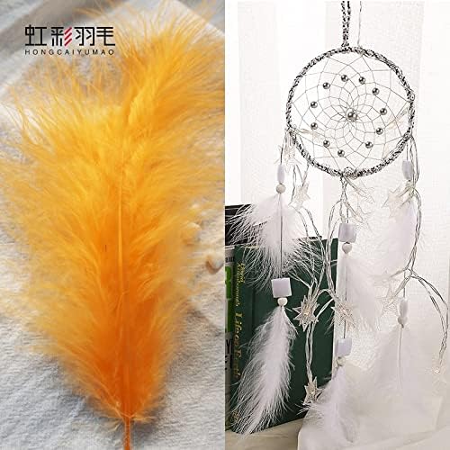 50 PCs Pedra Fluffy Turquia Marabou Feather 10-15 cm Acessórios de decoração de penas de peru