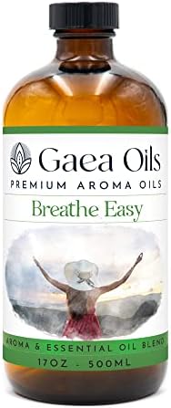 Óleos Gaea | Respire fácil | Óleos de aroma - fragrância essencial de óleo para uso com difusores, juncos e muito mais | 500ml