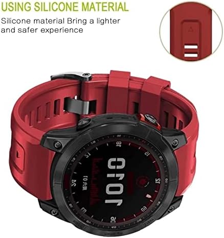 Modband 26 22mm Silicone Redunda Relógio Relógio Strap para Garmin Fenix ​​7x 7 6 6x Pro 5x 5plus 3HR SmartWatch EasyFit Pulseira