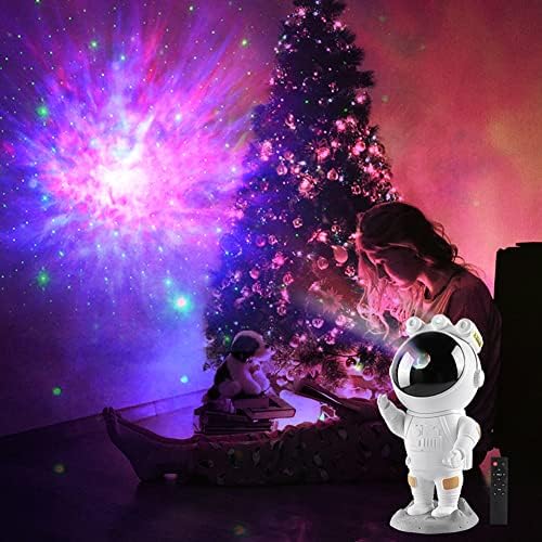 Projector de astronautas estrela, espacman Nebula Galaxy Night Light Starry Sky Sky para crianças, quarto, festival, namoro
