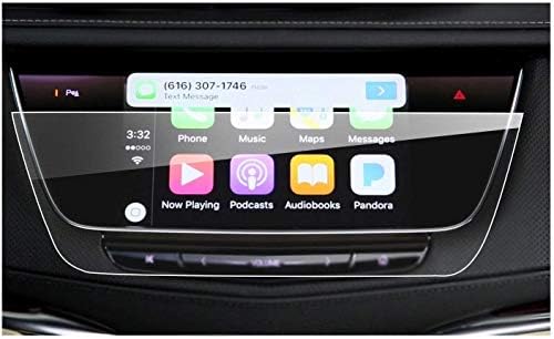 Protetor de tela Compatível com 2017-2020 Cadillac XT5 XT6, HD Clear, Anti Scratch, Acessórios de exibição multimídia