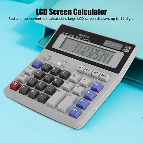 Calculadora de Solar calculadora de mesa portátil com LCD de 12 dígitos de 12 dígitos Calculadora de função padrão do escritório