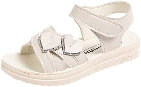 Sapatos infantis Moda Love Decorativo Sandálias de sola grossa Sapas macias de sola confortável Sandálias Criança Criança Casual