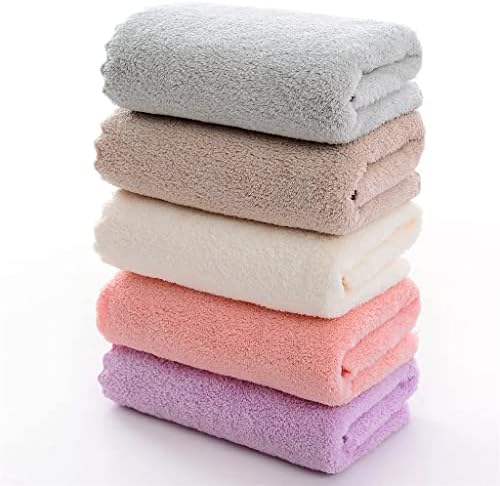 Rtbbyu Coral Velvet Cut Edge Tootes Lavagem lisa e toalha de rosto macio para toalhas de banho de poliéster em casa