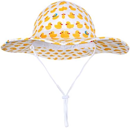 Langzhen upf Beach Sun Protection Hat para meninas de meninas ajustáveis ​​para crianças chapéus largos vasculha chapéu de verão com