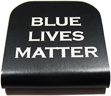 Morale tags policiais Blue Lives Matter Hat CLIP PARA CAPS TATOTICA