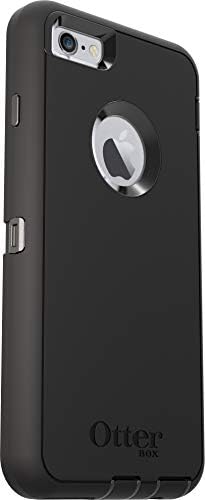 OtterBox Defender Series Case & Holster para iPhone 6s Plus & iPhone 6 Plus PABOLAGEM NÃO RETAIL - BLACK