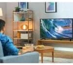 Westinghouse 24 LED 720p Crega plana HD TV, 75Hz, HDMI, USB. -preto