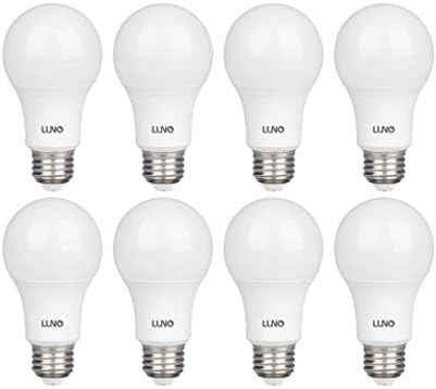 LUNO A19 Bulbo LED não minimível, 6,0W, 450 lúmens, 5000k, base média, UL certificada