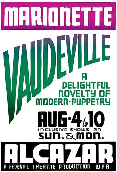 Marionette Vaudeville - 1937 - ímã federal de teatro WPA