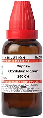 Dr. Willmar Schwabe Índia Cuprum Oxydatum Nigrum Diluição 200 CH garrafa de 30 ml de diluição