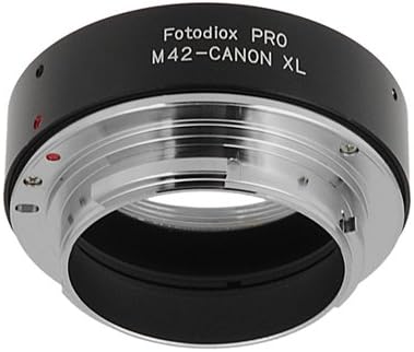 Fotodiox Pro Lente Adaptador de montagem Compatível com a lente M42 para câmera de vídeo de montagem em Canon XL. XL-1, XL-1S, XL-2,